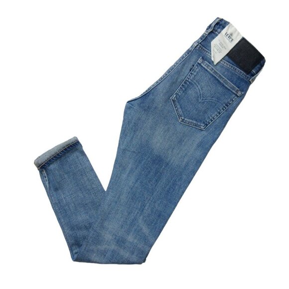 NWT Levi's Made & Crafted LMC 721 High Rise Skinny in Selvedge Cobalt Jeans 26 - Picture 5 of 11